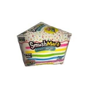 Smushmart RAINBOW LAYER CAKE VIRAL Squishy Crazy Fun Confetti Rare Fast Ship